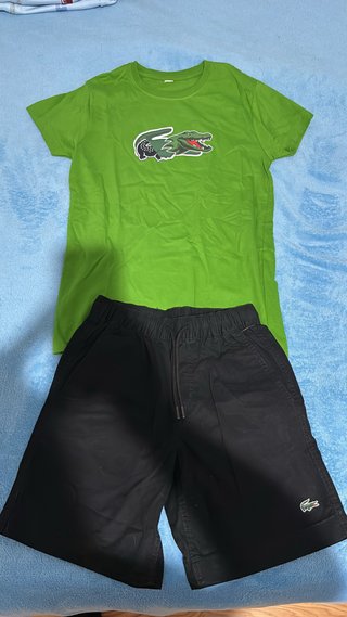 Conjunto Nike Camiseta Blanca y Pantalón Negro