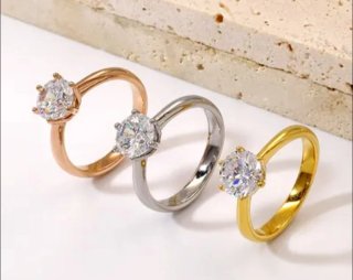 Anillo Plata 925 Italiana Rodiada