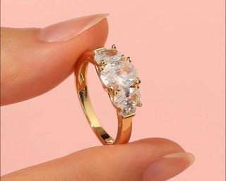 Anillo Plata 925 Italiana Rodiada