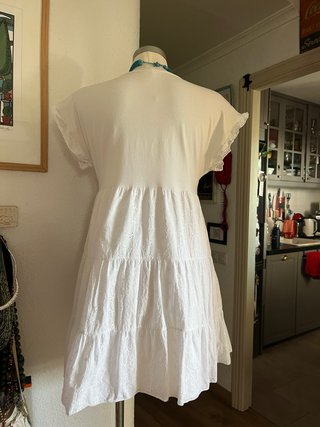 Vestido blanco de algodón