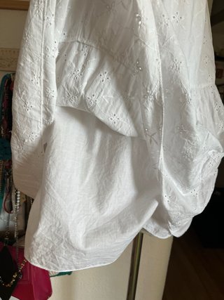Vestido blanco de algodón