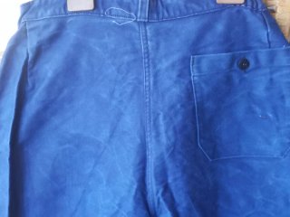 Pantalón 100% Algodón Lavado Azul Eléctrico