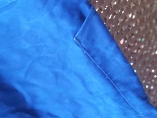 Pantalón 100% Algodón Lavado Azul Eléctrico