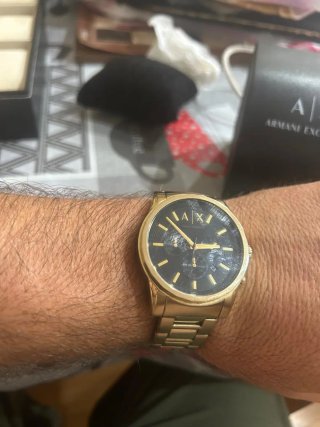 Reloj Armani Exchange Dorado y Negro