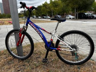 Bicicleta Infantil Oregon Azul y Blanca
