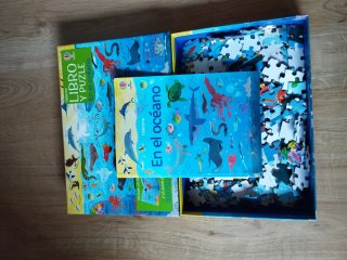 Libro y Puzle Usborne En el océano