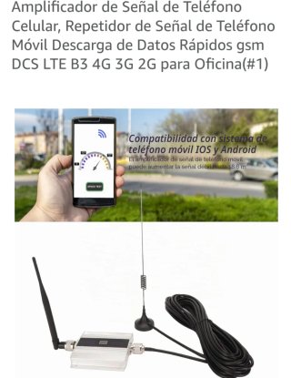 Amplificador Señal Móvil DCS/800MHz