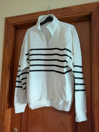 Jersey Rayas Negras y Blancas