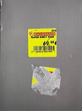 Plafón inteligente Ledvance Orbis Dónut 400 MM