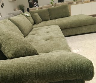 Sofá Cama Chaise Longue 295cm Verde