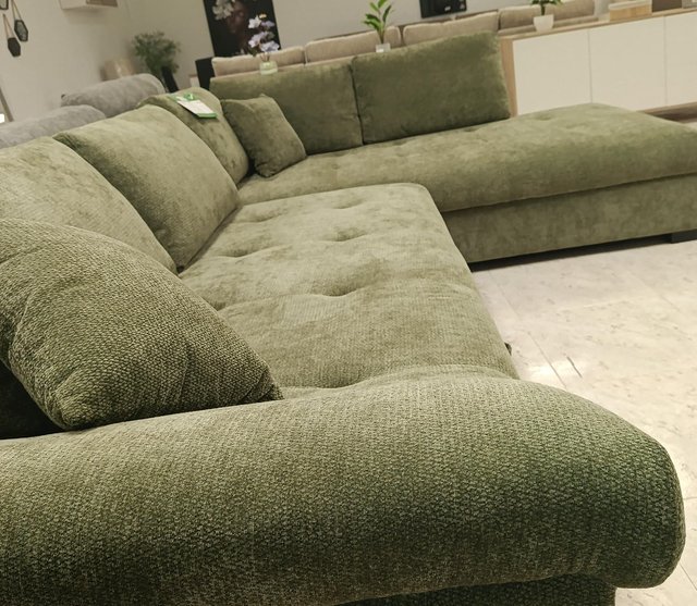 Sofá Cama Chaise Longue 295cm Verde