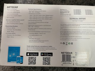 Sistema WiFi Mesh Orbi RBK40 Tribanda