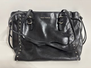 Bolso Adolfo Dominguez Negro Tachuelas