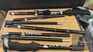 Vinabo Bastón de Trekking Ultraligero portátil