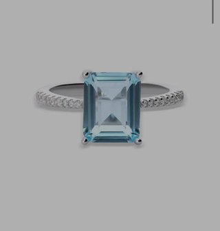 Anillo Plata Italiana 925 con Piedra Rosa