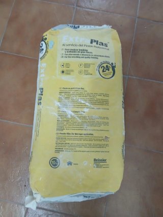 ExtraPlas Plaste en polvo 15kg .. 20 saco