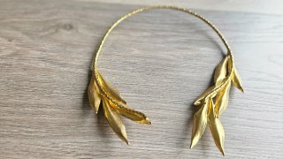 Collar Spanish & Sisters espiga dorado