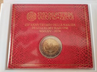 Moneda 2€ Vaticano 2024 Marconi