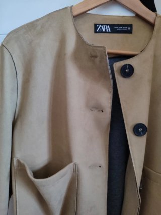 Chaqueta Zara Camel Talla M