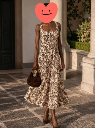 Vestido floral invitada boda/bautizo, mama de comu