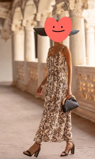 Vestido floral invitada boda/bautizo, mama de comu