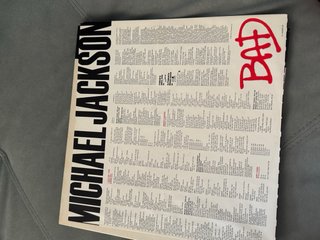 Michael Jackson Bad LP Vinilo 1987
