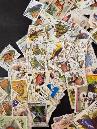 Lote de sellos de animales y naturaleza. 500 aprox