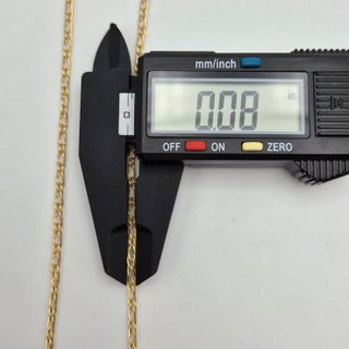 Cadena de oro de 18k. 7.34 gr. 52cm.