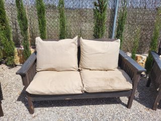 Conjunto Muebles Jardín Madera