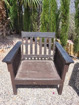 Conjunto Muebles Jardín Madera