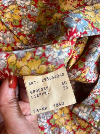 Sievers Düsseldorf – Vintage Floral Blouse – 100%