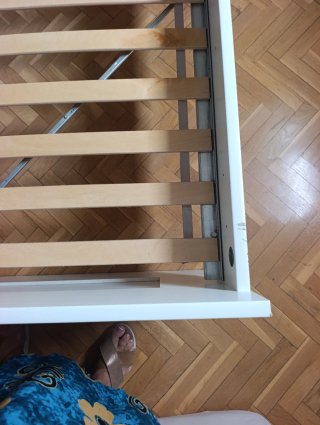Cama Matrimonio Ikea Blanca, sin colchón