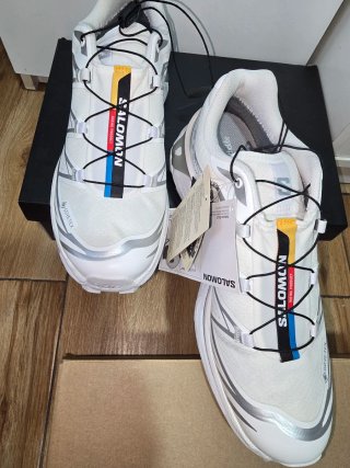 Zapatillas Salomon XT-6 GORE-TEX Plata/Blanco