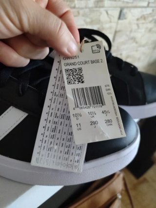 Zapatillas Adidas Grand Court Negras y Blancas
