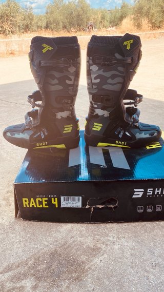Botas de moto SHOT Race II Camuflaje TALLA 41