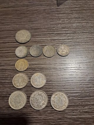 Monedas antiguas - Francos Suizos