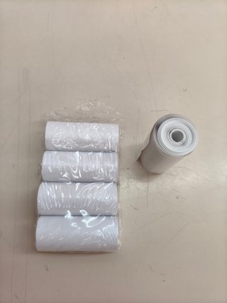 Mini impresora térmica portátil NK con 5 rollos de papel