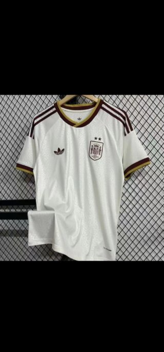 Camiseta España Adidas 2 estrellas blanca