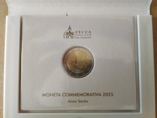 Moneda 2€ Vaticano 2025 Jubileo