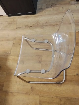Silla transparente Ikea Tobias