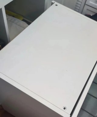 Mueble de almacenaje blanco Ikea conjunto de 3