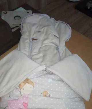 Saco de silla/carro bebé princesa