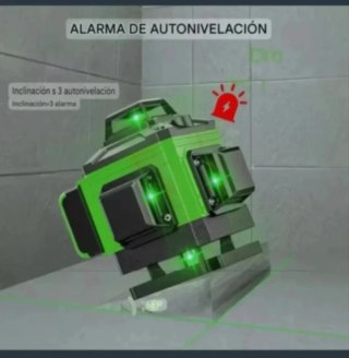 Nivel Láser 4D 16 Líneas Trípode Maletín