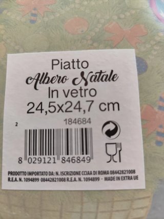 Set 2 Piatti natalizi  più 3 cestini nuovi