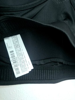 Sujetador deportivo Oysho Talla S Negro