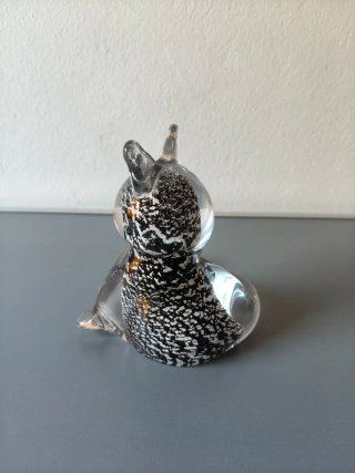 Gato Cristal Soplado Estilo Murano