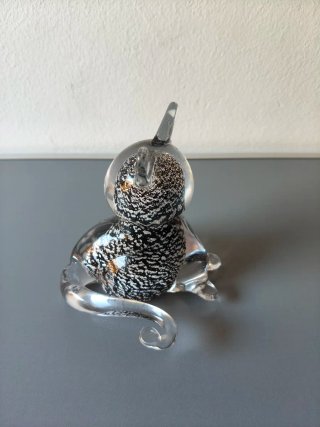 Gato Cristal Soplado Estilo Murano