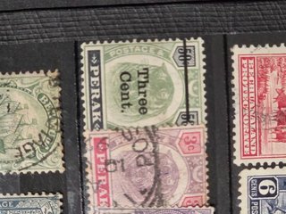 Colección sellos colonias británicas centenarios.