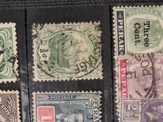 Colección sellos colonias británicas centenarios.