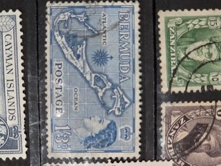 Colección sellos colonias británicas centenarios.